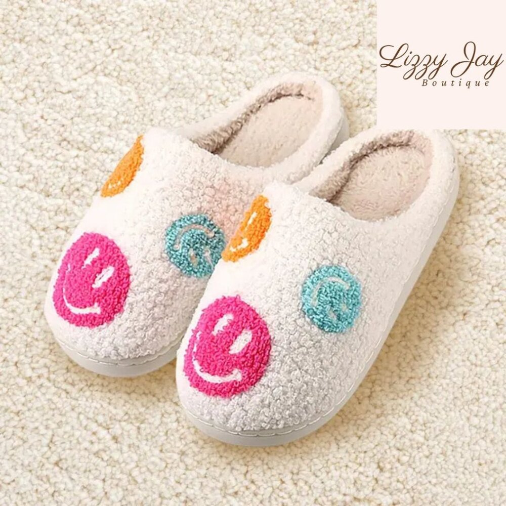 Smile Emoji Slippers
